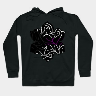 Black Velvet, Demisexual Flag Vines Hoodie